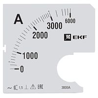 Шкала сменная для A961 3000/5А-1,5 PROxima | код  s-a961-3000 | EKF